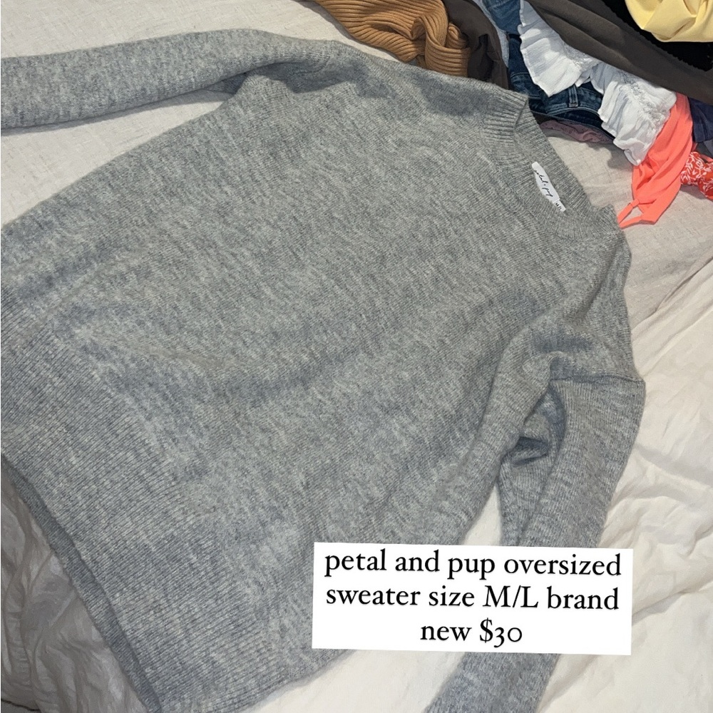 Petal and pup oversized sweater